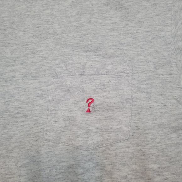 VTG 90s GUESS USA Made in USA Pocket T-Shirt Mens XL Boxy Fit Preppy - Picture 2 of 8